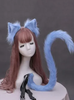 Sweet Lolita Accessories White Cats Ears Cats Tail Lolita Accessory Outfits