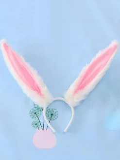 Sweet Lolita Accessories White Bunny Ears Accessory Miscellaneous