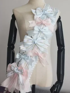 Sweet Lolita Accessories Gold Bows Accessory Miscellaneous