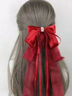 Sweet Lolita Accessories Pink Bows Headwear Miscellaneous