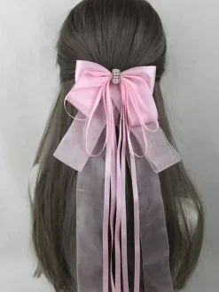 Sweet Lolita Accessories Pink Bows Headwear Miscellaneous