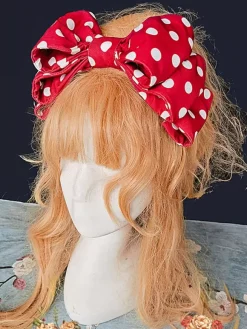 Sweet Lolita Accessories Infanta Red Bows Polyester Miscellaneous