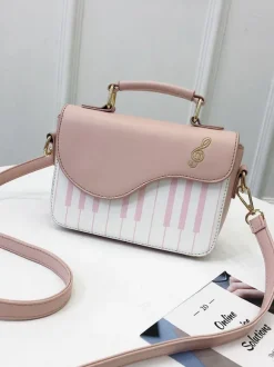 Sweet Lolita Bag Black Shoulder Bag Leather Lolita Accessories