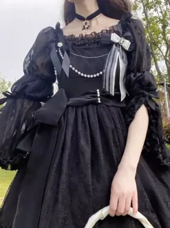 Sweet Lolita Blouses White Long Sleeves Lolita Top Ruffles Lolita Shirt
