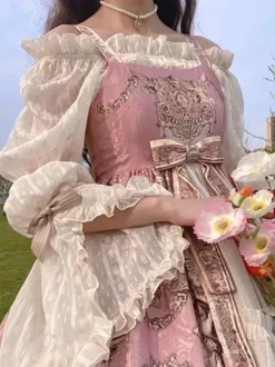 Sweet Lolita Blouses White Long Sleeves Lolita Top Ruffles Lolita Shirt