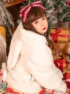 Sweet Lolita Coats White Coat Overcoat Polyester Spring Lolita Outwears
