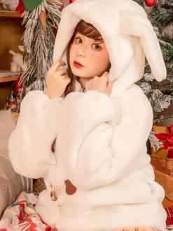 Sweet Lolita Coats White Coat Overcoat Polyester Spring Lolita Outwears