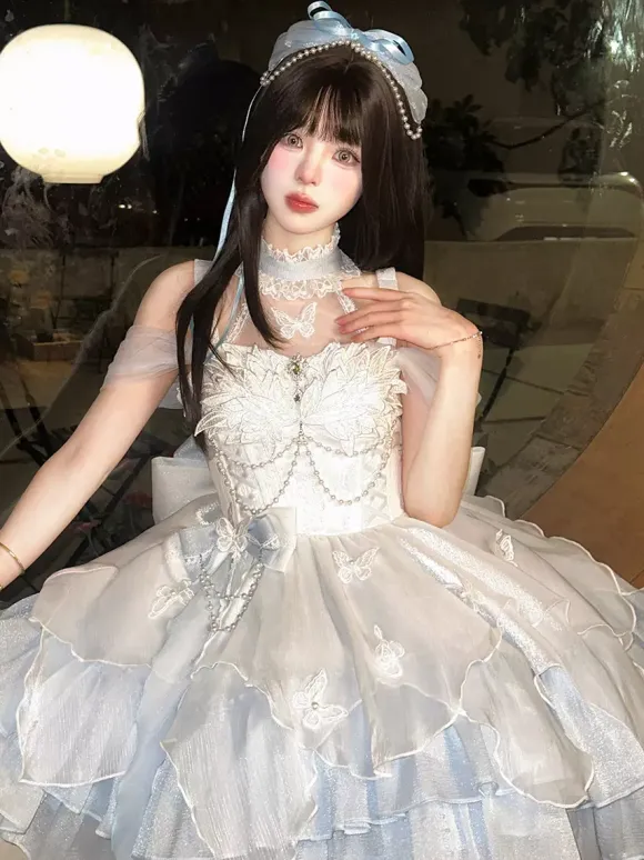 Sweet Lolita Dress Ballet JSK Multi-Layered Polyester Sleeveless Sweet Lolita Dress