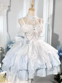 Sweet Lolita Dress Ballet JSK Multi-Layered Polyester Sleeveless Sweet Lolita Dress