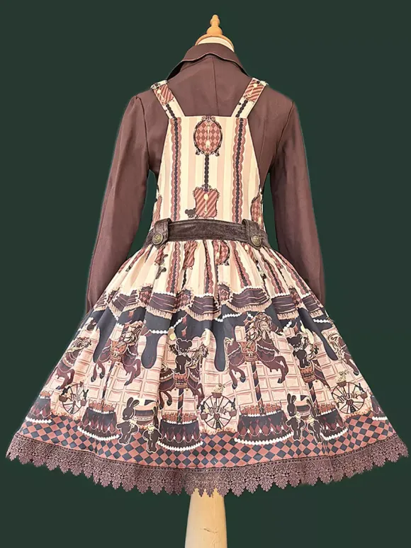 Sweet Lolita Dress Cotton Sleeveless Bows Sweet Jumper Lolita Dress