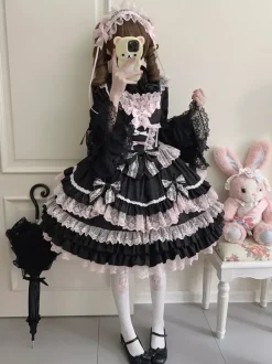 Sweet Lolita Dress JSK Multi-Layered Polyester Sleeveless Sweet Lolita Dress