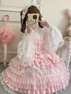 Sweet Lolita Dress JSK Multi-Layered Polyester Sleeveless Sweet Lolita Dress