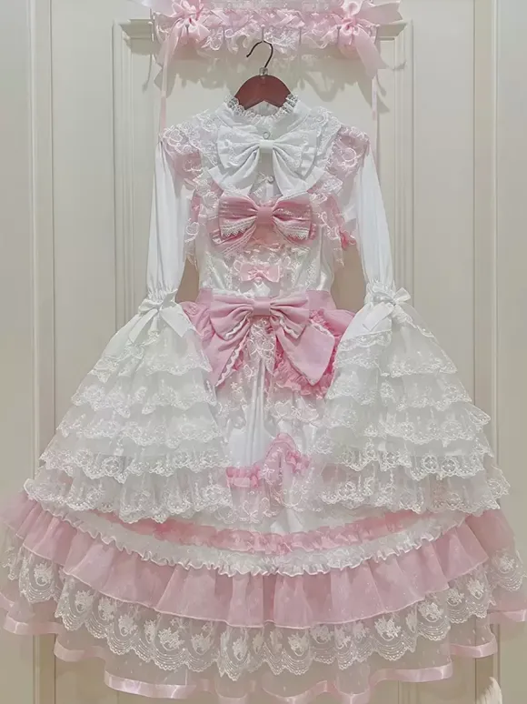Sweet Lolita Dress Polyester Sleeveless Jumper Sweet Lolita Dress