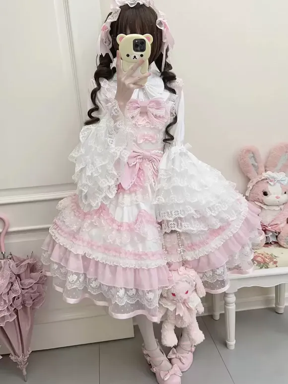 Sweet Lolita Dress Polyester Sleeveless Jumper Sweet Lolita Dress