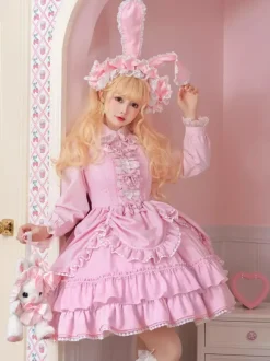 Sweet Lolita Dress Polyester Sleeveless Jumper Sweet Lolita Dress