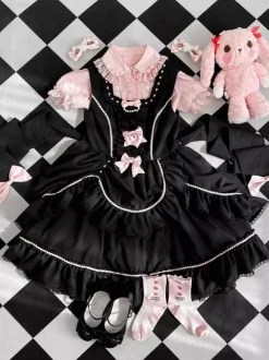 Sweet Lolita Dress Polyester Sleeveless Jumper Sweet Lolita Dress