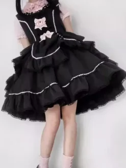 Sweet Lolita Dress Polyester Sleeveless Jumper Sweet Lolita Dress