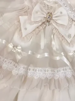 Sweet Lolita Dress Polyester Short Sleeves Sweet Lolita Dress