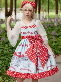 Sweet Lolita Dress Polyester Bows Bowknot Sweet Lolita Dress