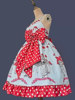 Sweet Lolita Dress Polyester Bows Bowknot Sweet Lolita Dress