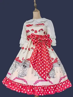 Sweet Lolita Dress Polyester Bows Bowknot Sweet Lolita Dress