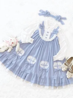 Sweet Lolita Dress Polyester Sleeveless Dress