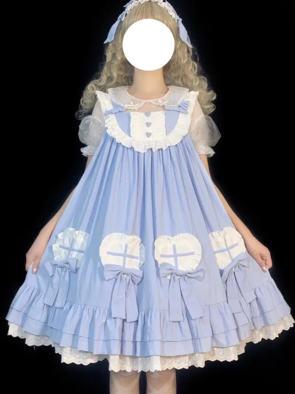 Sweet Lolita Dress Polyester Sleeveless Dress