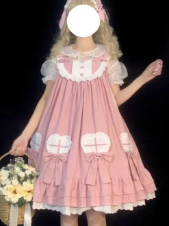 Sweet Lolita Dress Polyester Sleeveless Dress