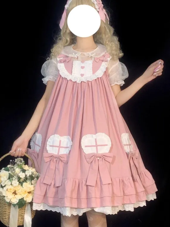 Sweet Lolita Dress Polyester Sleeveless Dress
