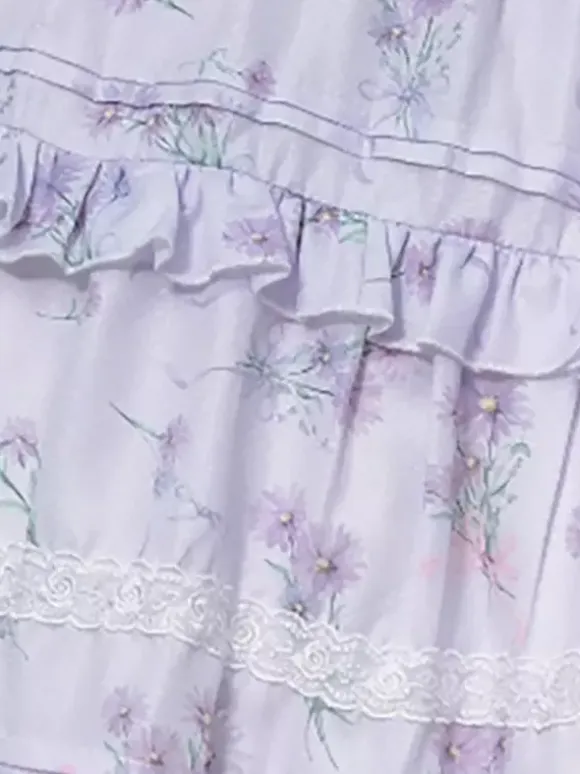 Sweet Lolita Dress Polyester Short Sleeves Dress Lolita Dress OP