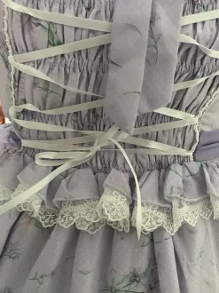 Sweet Lolita Dress Polyester Short Sleeves Dress Lolita Dress OP
