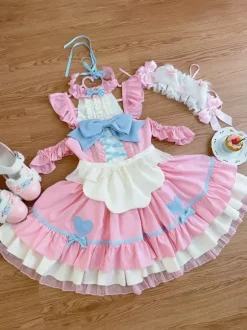Sweet Lolita Dress Polyester Sleeveless Sweet Lolita Dress