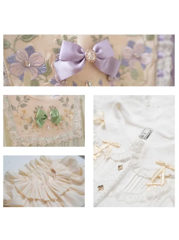 Sweet Lolita Dress Polyester Sleeveless Jumper Dress