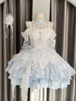 Sweet Lolita Dress Polyester Sleeveless Dress Lolita Dress