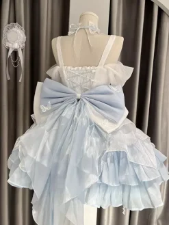 Sweet Lolita Dress Polyester Sleeveless Dress Lolita Dress