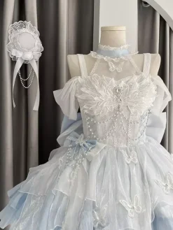 Sweet Lolita Dress Polyester Sleeveless Dress Lolita Dress