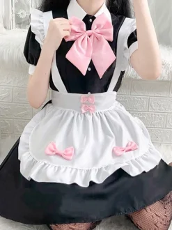 Sweet Lolita Dress Polyester Short Sleeves Dress