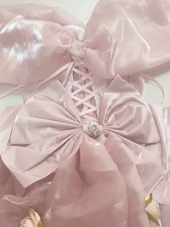 Sweet Lolita Dress Polyester Sleeveless Sweet Dress Hime Tea Party Lolita Dress