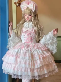 Sweet Lolita Dress Polyester Sleeveless Jumper Sweet Lolita Dress