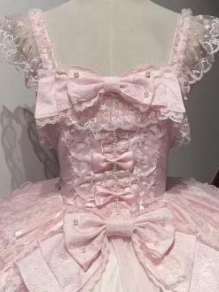Sweet Lolita Dress Polyester Sleeveless Jumper Sweet Lolita Dress