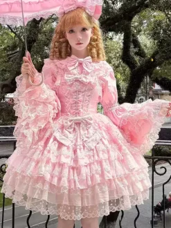 Sweet Lolita Dress Polyester Sleeveless Jumper Sweet Lolita Dress