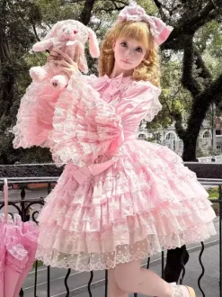 Sweet Lolita Dress Polyester Sleeveless Jumper Sweet Lolita Dress