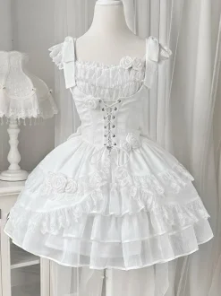 Sweet Lolita Dress Polyester Sleeveless Sweet Lolita Dress