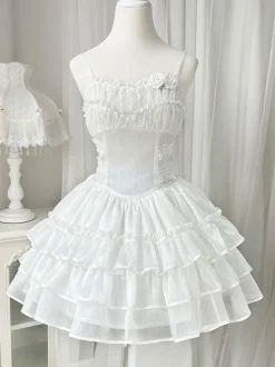 Sweet Lolita Dress Polyester Sleeveless Sweet Lolita Dress