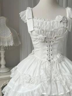 Sweet Lolita Dress Polyester Sleeveless Sweet Lolita Dress