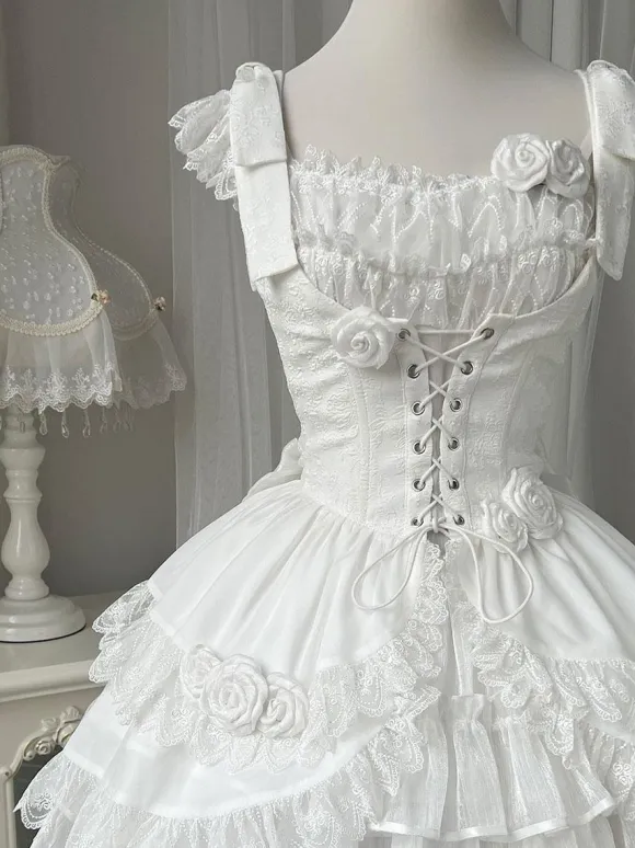 Sweet Lolita Dress Polyester Sleeveless Sweet Lolita Dress