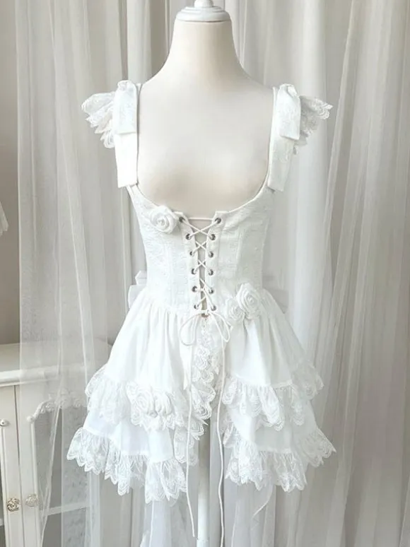 Sweet Lolita Dress Polyester Sleeveless Sweet Lolita Dress