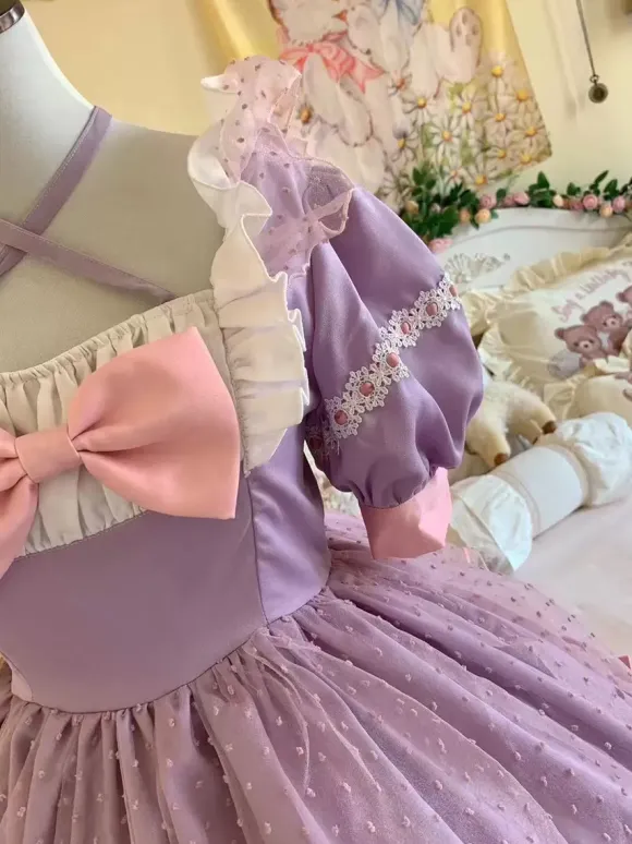 Sweet Lolita Dress Short Sleeves Sweet Dress Lolita Dress