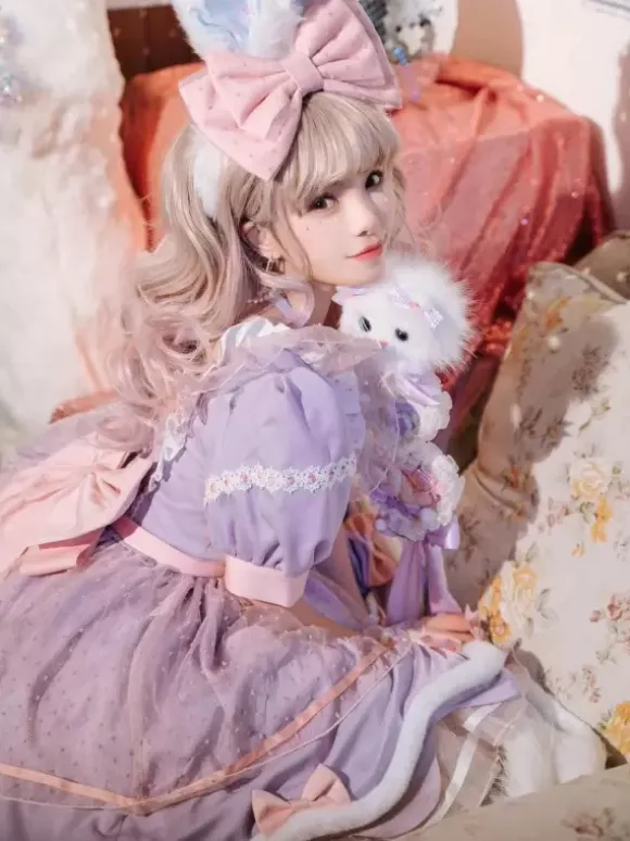 Sweet Lolita Dress Short Sleeves Sweet Dress Lolita Dress
