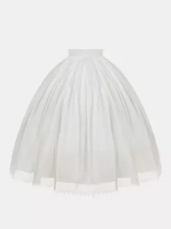 Sweet Lolita Dress White Polyester Long Sleeves Wedding Hime Lolita Dress